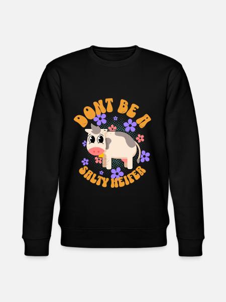 Cow Cows - Stanley/Stella CHANGER Unisex Organic Sweatshirt - black