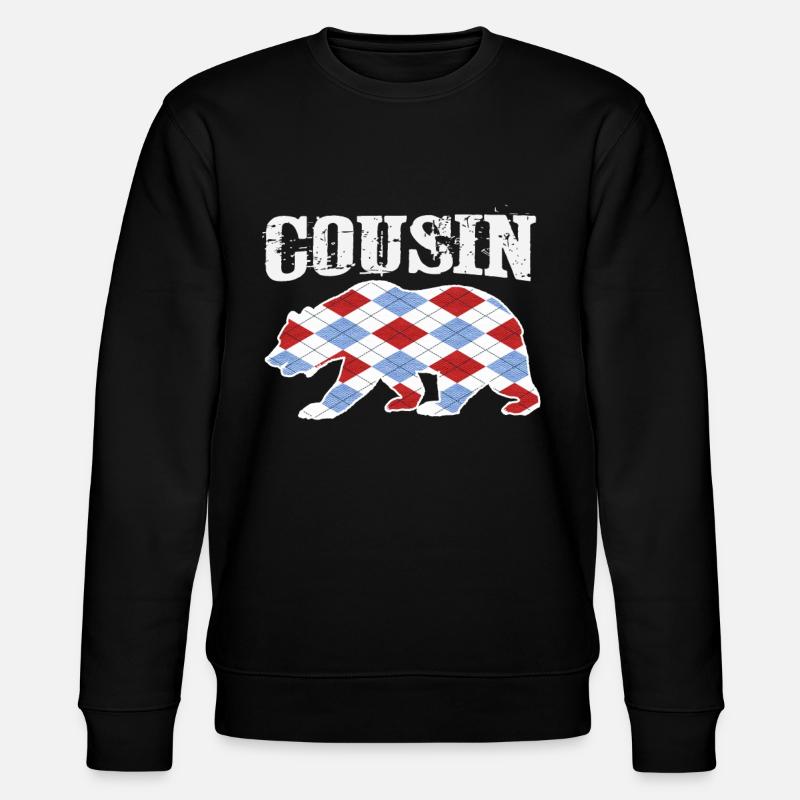Cousin T-Shirt Design - Stanley/Stella Unisex Bio-Sweatshirt CHANGER  - Schwarz