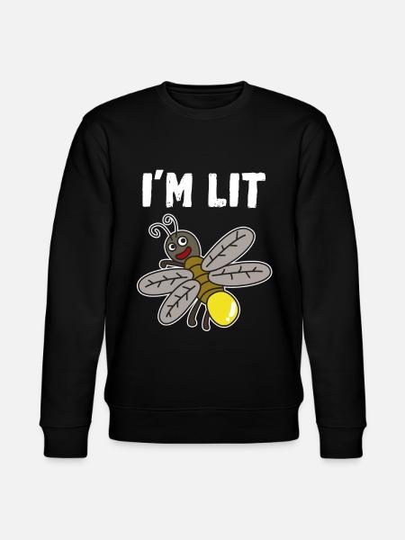 I'm Little Tshirt Design - Stanley/Stella CHANGER Unisex Organic Sweatshirt - black