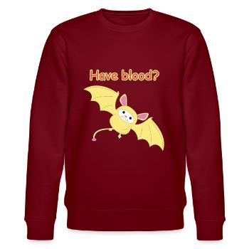 Conception de T-shirt Jerboa mignon, intelligent et drôle - Sweat bio CHANGER Stanley/Stella Unisexe - bordeaux - Devant - Nik (191cm) & Marisol (170cm)