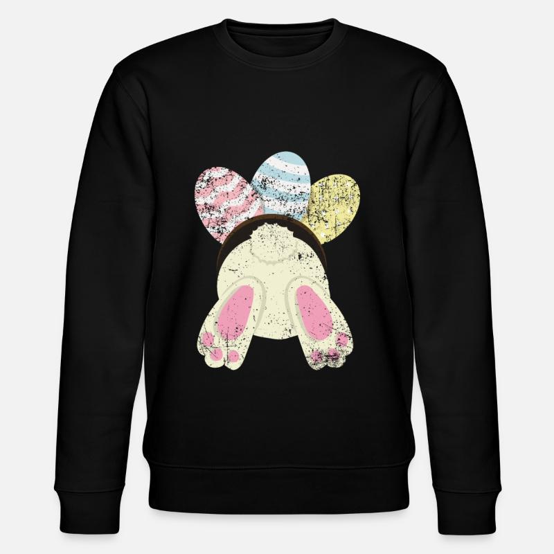 Ostern - Stanley/Stella Unisex Bio-Sweatshirt CHANGER  - Schwarz