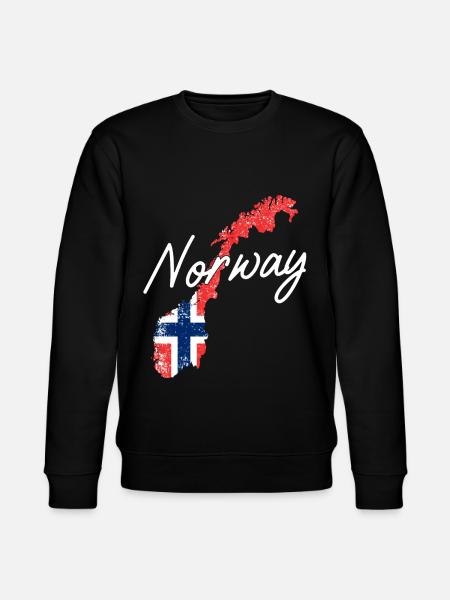 Pays Drapeau Norvège - Sweat bio CHANGER Stanley/Stella Unisexe - noir