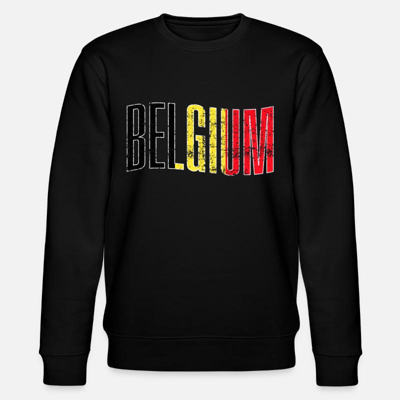 Belgique - Sweat bio CHANGER Stanley/Stella Unisexe - noir