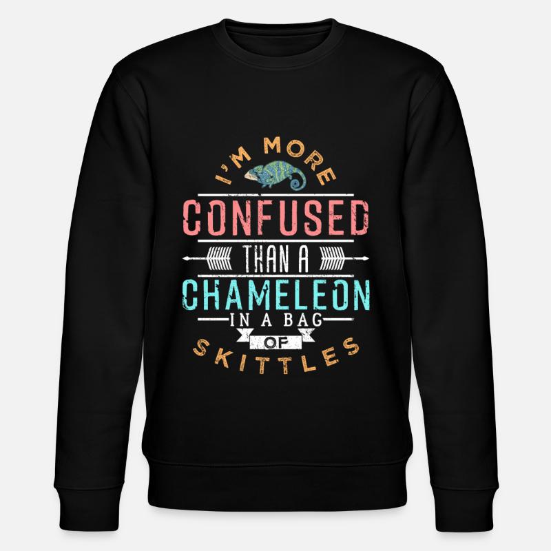 Chamäleon - Stanley/Stella Unisex Bio-Sweatshirt CHANGER  - Schwarz