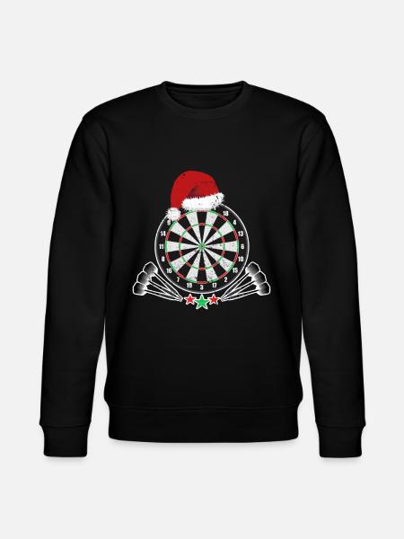 Christmas Dart Darts Gift - Stanley/Stella CHANGER Unisex Organic Sweatshirt - black