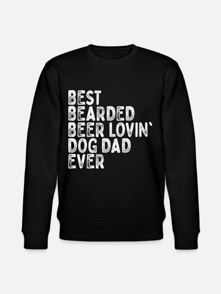 Bearded Dog Dad - Stanley/Stella Unisex Bio-Sweatshirt CHANGER - Schwarz