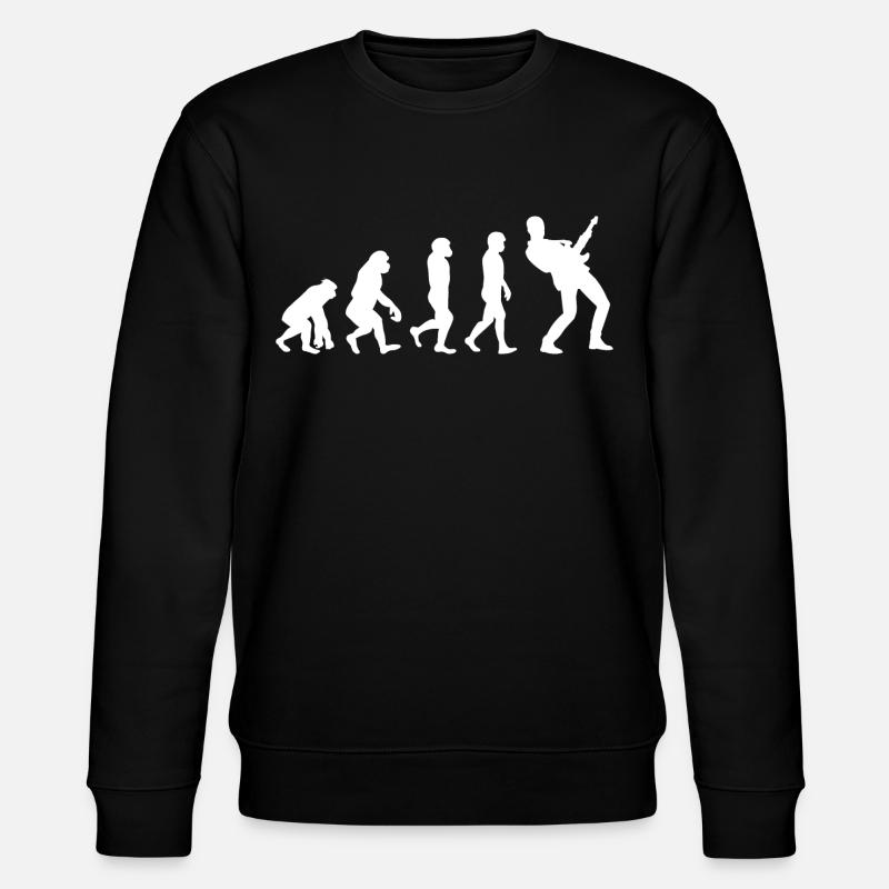 Basse Guitariste Musicien Bassiste Evolution - Sweat bio CHANGER Stanley/Stella Unisexe - noir