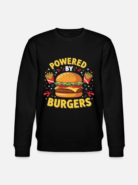 Hamburger Burger - Stanley/Stella Unisex Bio-Sweatshirt CHANGER - Schwarz