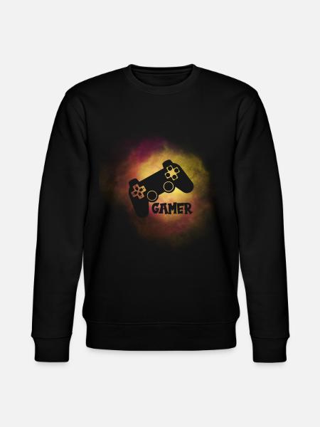 Gamer video game controller - Stanley/Stella CHANGER Unisex Organic Sweatshirt - black