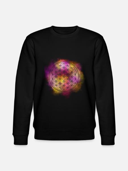 Fleur de vie mandala - Sweat bio CHANGER Stanley/Stella Unisexe - noir