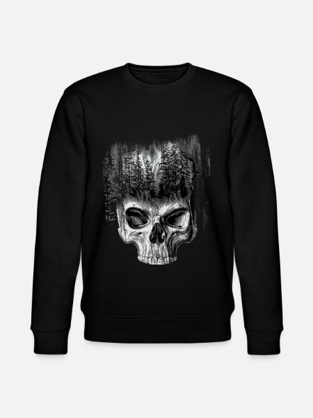 Skull forest - Stanley/Stella CHANGER Unisex Organic Sweatshirt - black