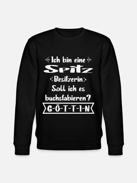 Spitz Hund - Spitz - Stanley/Stella Unisex Bio-Sweatshirt CHANGER - Schwarz