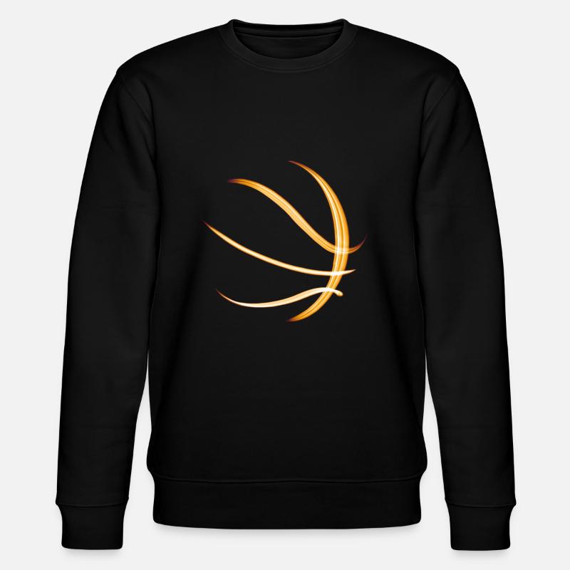 Ballon de Basketball silhouette lumineuse - Sweat bio CHANGER Stanley/Stella Unisexe - noir