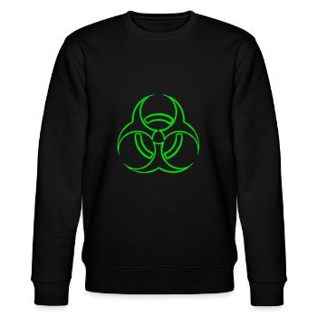 Radioactif - Radioactive - Sweat bio CHANGER Stanley/Stella Unisexe - noir - Devant - Nik (191cm) & Marisol (170cm)