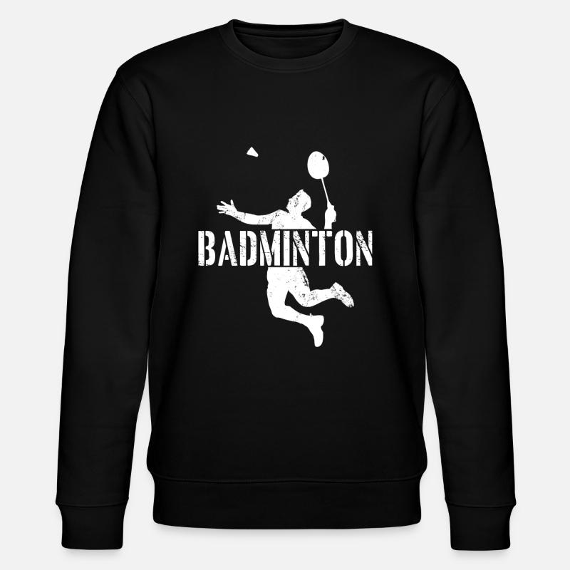 Badminton - Sweat bio CHANGER Stanley/Stella Unisexe - noir
