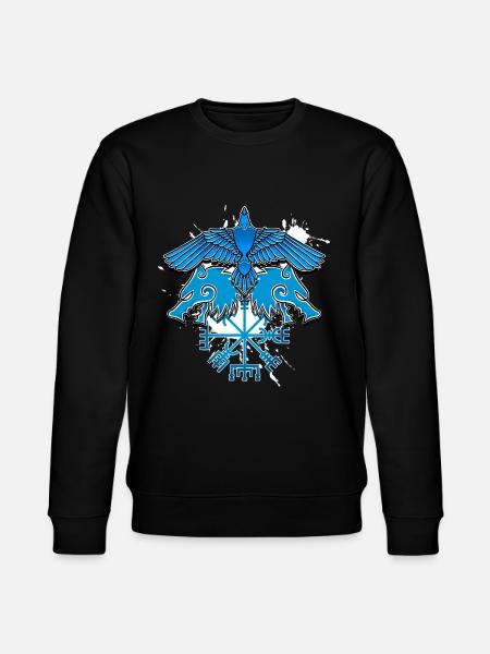 God Odin viking - Stanley/Stella CHANGER Unisex Organic Sweatshirt - black