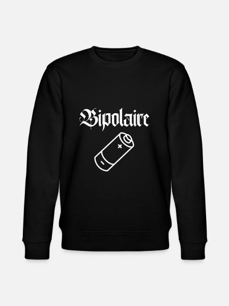 bipolar - Stanley/Stella CHANGER Unisex Organic Sweatshirt - black