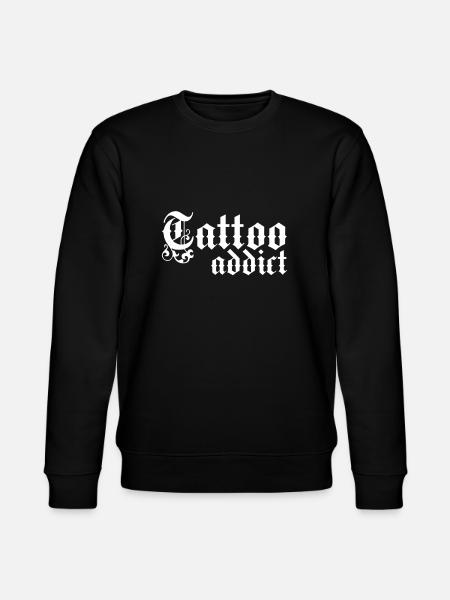 Tattoo addict - Stanley/Stella CHANGER Unisex Organic Sweatshirt - black
