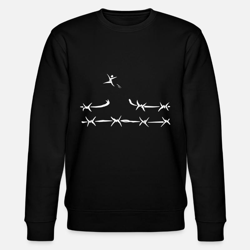 Barbelé - j'me barre - Sweat bio CHANGER Stanley/Stella Unisexe - noir