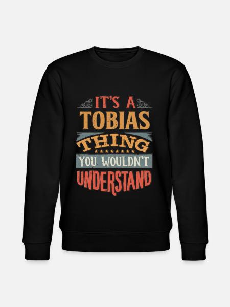 Det er en Tobias ting, du ikke ville forstå - - Stanley/Stella økologisk unisex-sweatshirt CHANGER - sort