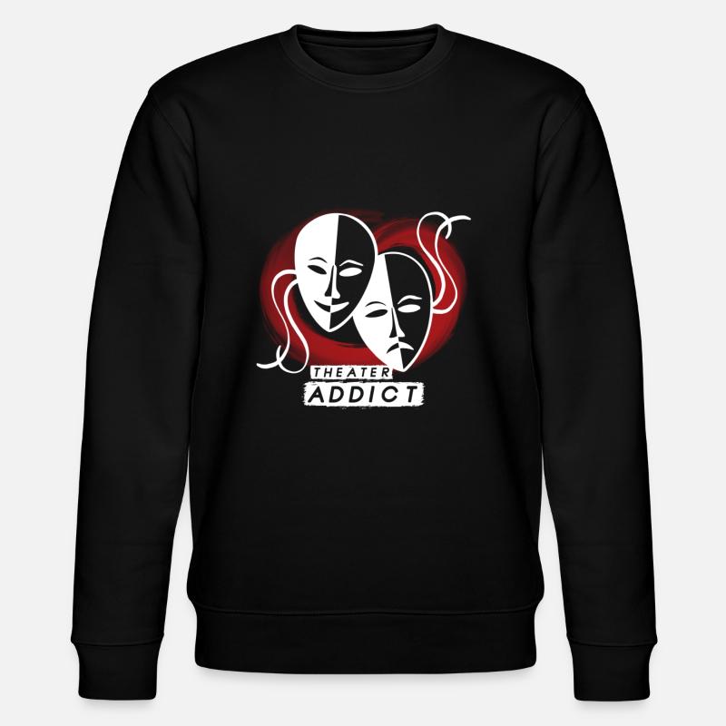 Theater addict - Sweat bio CHANGER Stanley/Stella Unisexe - noir