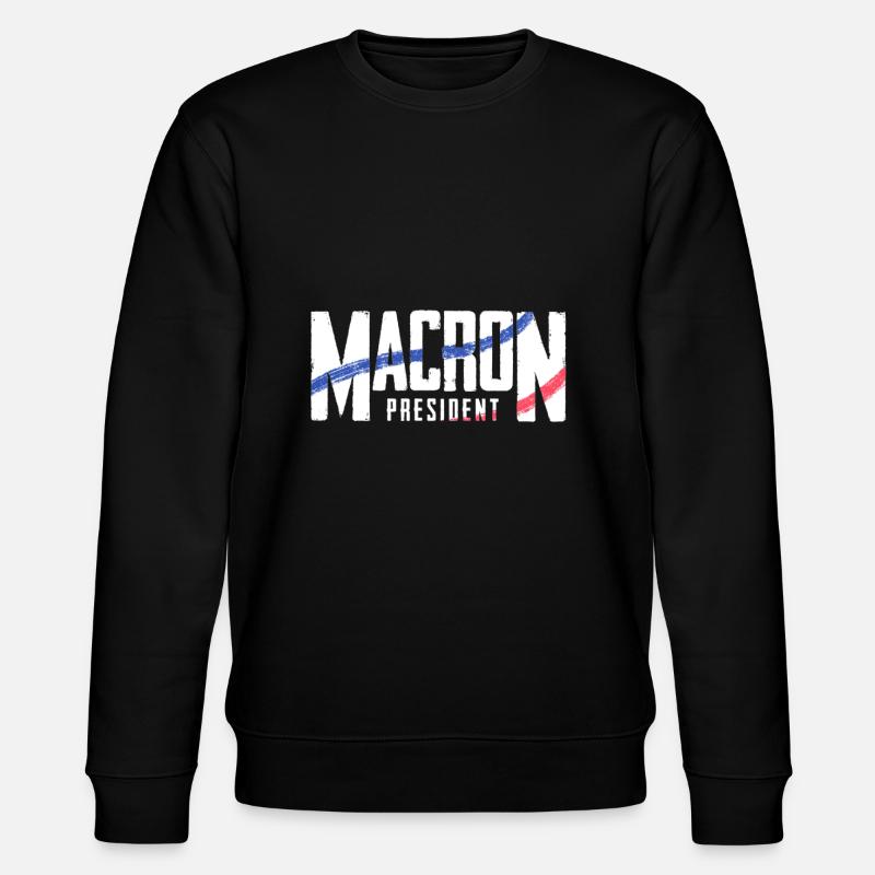 MACRON President 2022 - 2027 - Stanley/Stella CHANGER Unisex Organic Sweatshirt - black