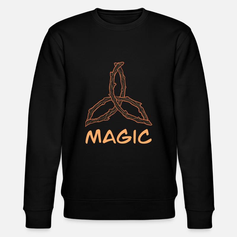 Magic symbol Triquetra - Stanley/Stella CHANGER Unisex Organic Sweatshirt - black