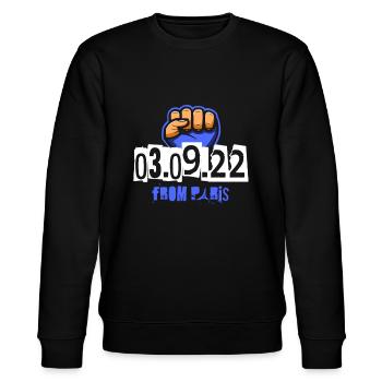 MMA 03.09.22 aus Paris - Mixed Martial Arts - Stanley/Stella Unisex Bio-Sweatshirt CHANGER  - Schwarz - Vorne - Nik (191cm) & Marisol (170cm)