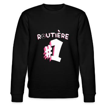 Routière number one - Sweat bio CHANGER Stanley/Stella Unisexe - noir - Devant - Nik (191cm) & Marisol (170cm)