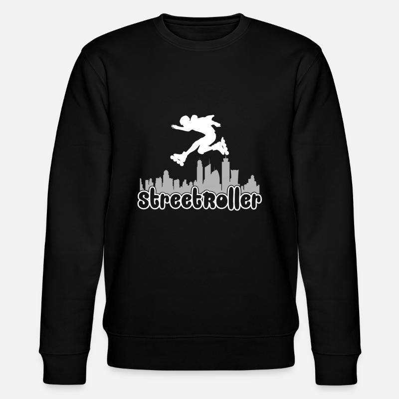 StreetRoller - Stanley/Stella CHANGER Unisex Organic Sweatshirt - black
