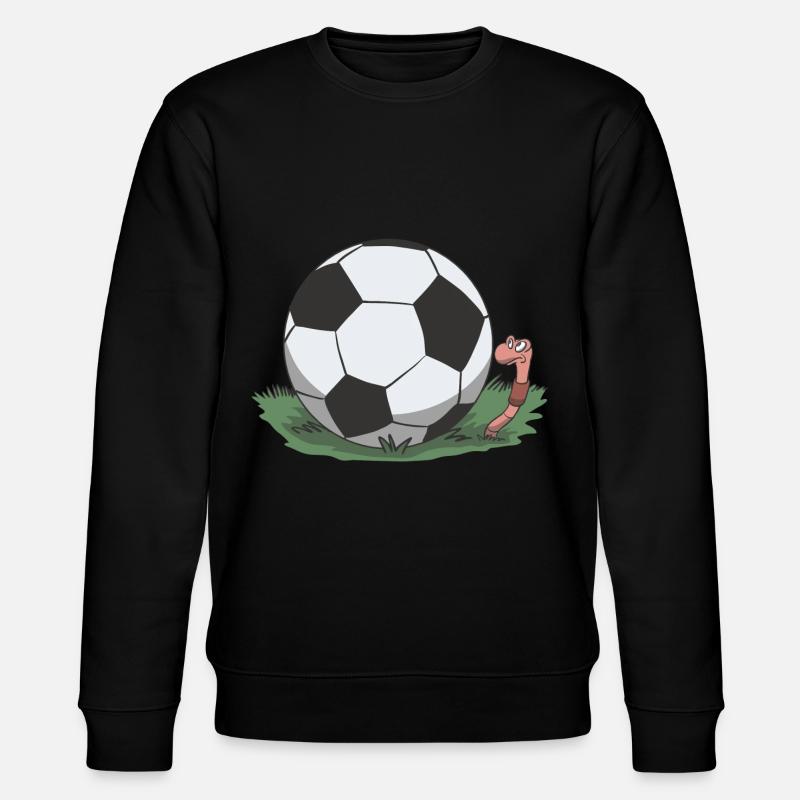 Fußball Geschenk Idee - Stanley/Stella Unisex Bio-Sweatshirt CHANGER  - Schwarz