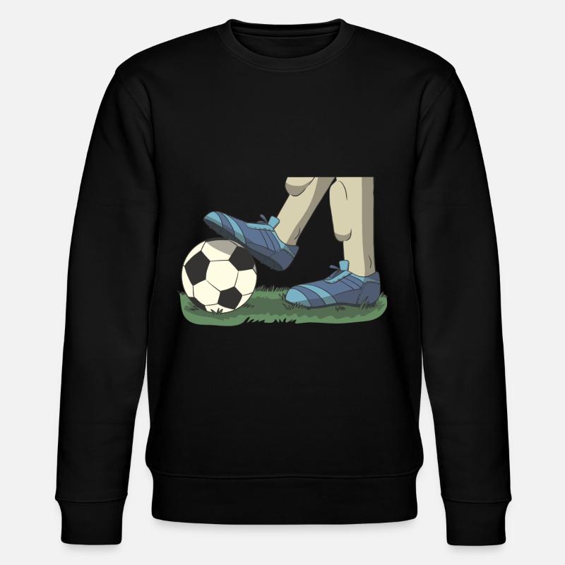 Fußball Stollenschuhe - Stanley/Stella Unisex Bio-Sweatshirt CHANGER  - Schwarz