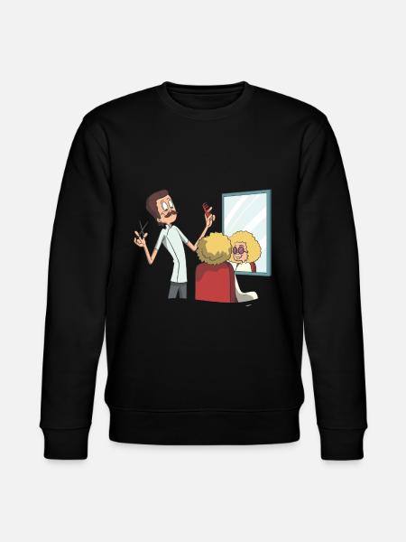 Coiffeur coupe, peignage, pose - Sweat bio CHANGER Stanley/Stella Unisexe - noir