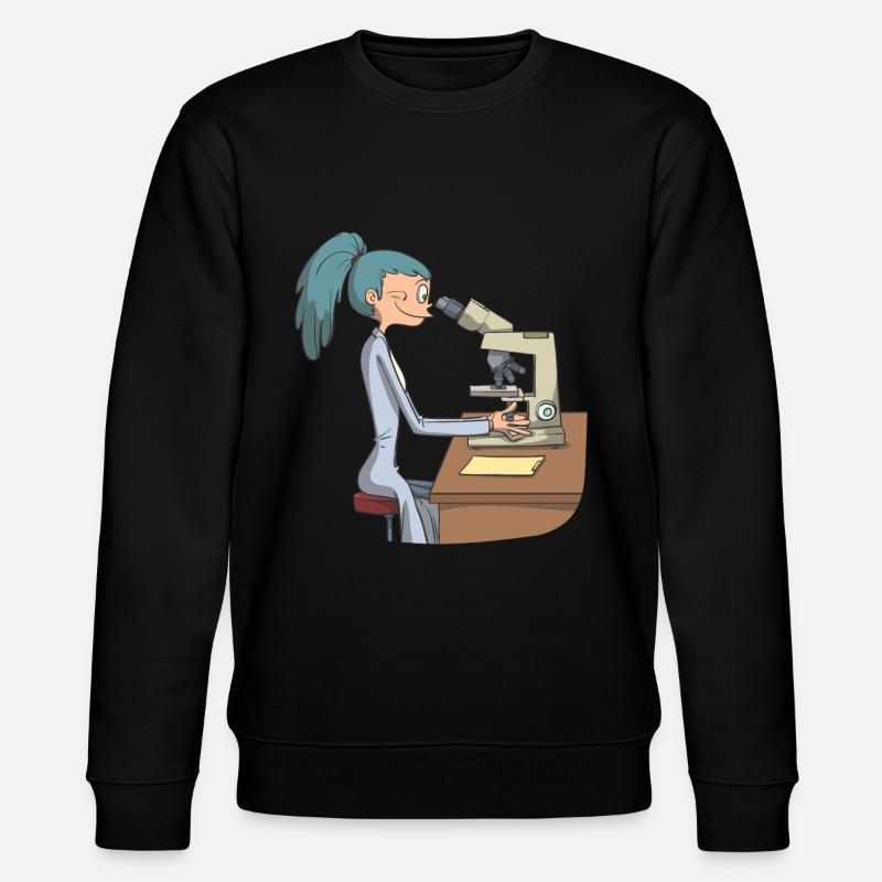 Biomedical science microscope - Stanley/Stella CHANGER Unisex Organic Sweatshirt - black