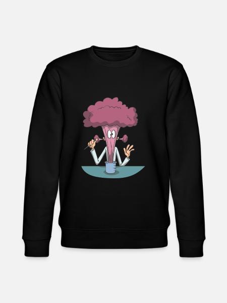 Chemistry explosion chemist - Stanley/Stella CHANGER Unisex Organic Sweatshirt - black