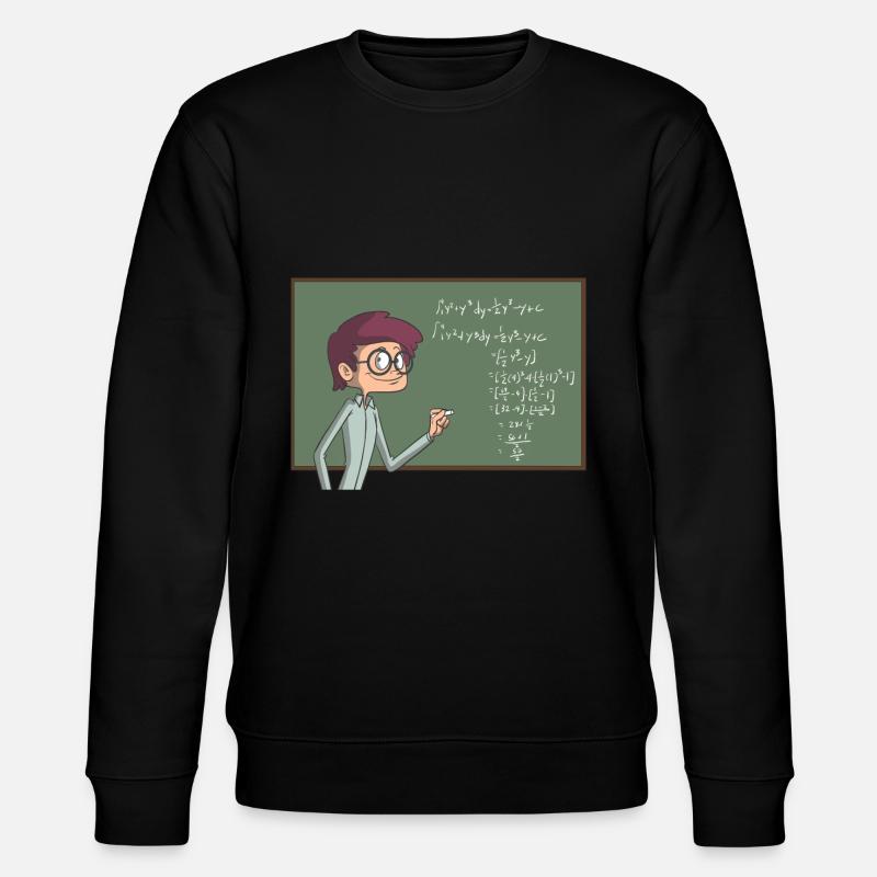 Mathe Lehrer - Stanley/Stella Unisex Bio-Sweatshirt CHANGER  - Schwarz