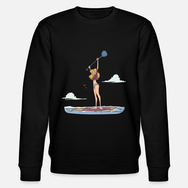 Standup Paddle Athlète - Sweat bio CHANGER Stanley/Stella Unisexe - noir