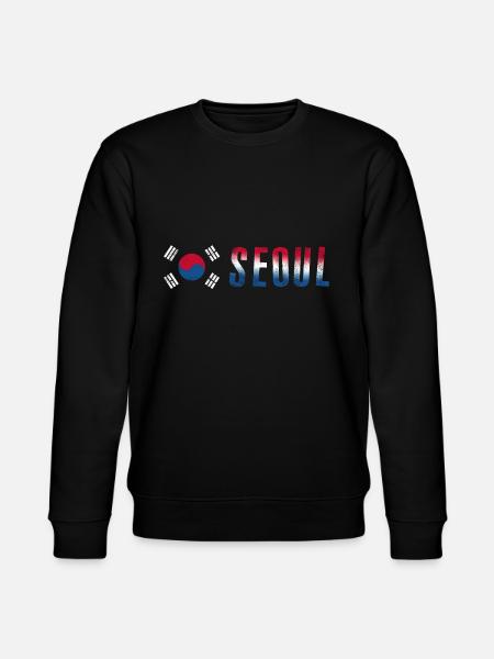Seoul | Korea - Stanley/Stella CHANGER Unisex Organic Sweatshirt - black
