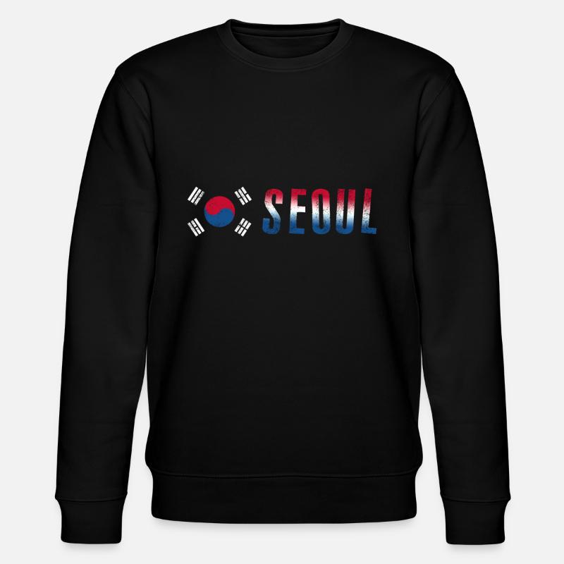 Seoul | Korea - Stanley/Stella Unisex Bio-Sweatshirt CHANGER  - Schwarz