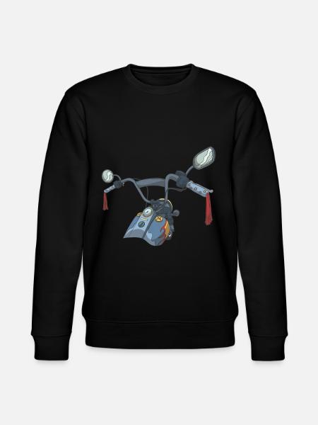 Motorcycle handlebar - Stanley/Stella CHANGER Unisex Organic Sweatshirt - black