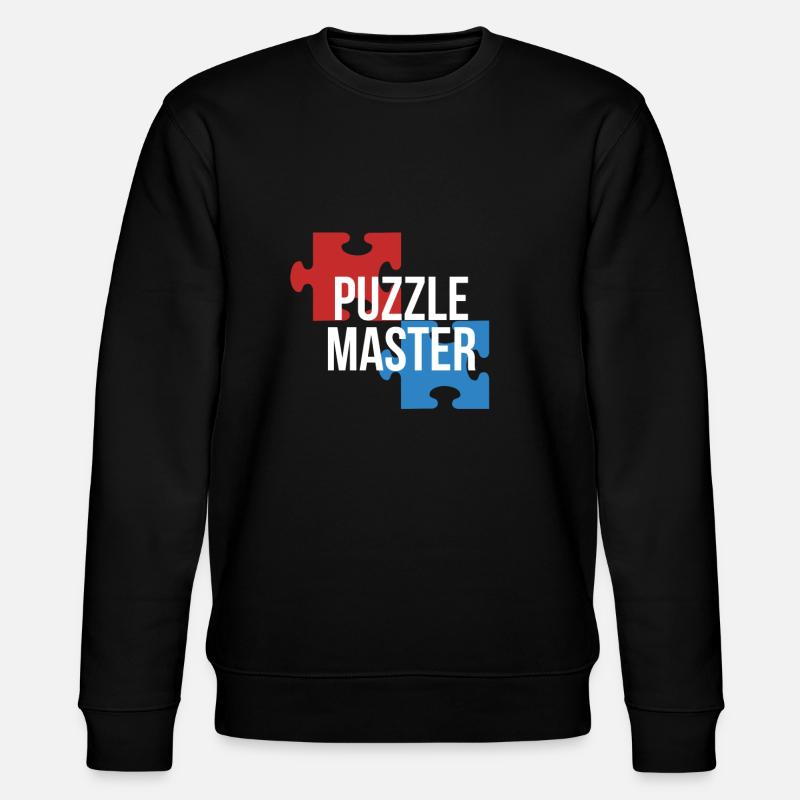 Puzzle master hobby gift idea - Sweat bio CHANGER Stanley/Stella Unisexe - noir