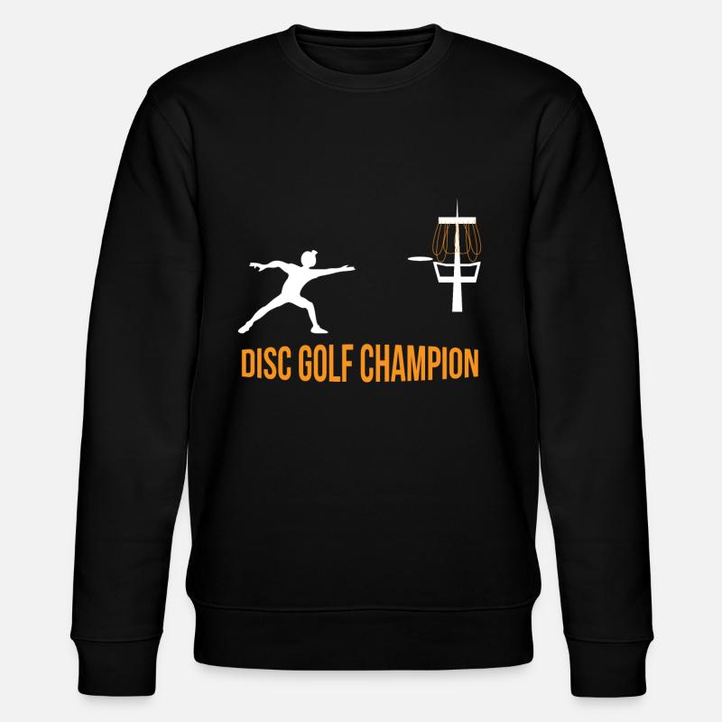 Disc golf - Stanley/Stella CHANGER Unisex Organic Sweatshirt - black