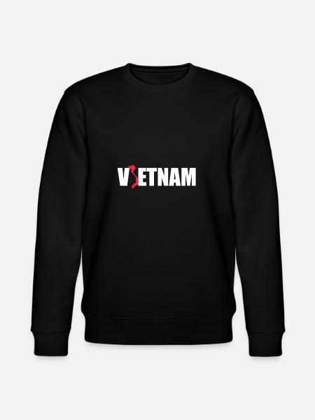 Vietnamese Vietnam Vietnamese Gift - Stanley/Stella CHANGER Unisex Organic Sweatshirt - black