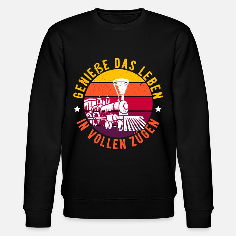 Zug - Stanley/Stella Unisex Bio-Sweatshirt CHANGER  - Schwarz