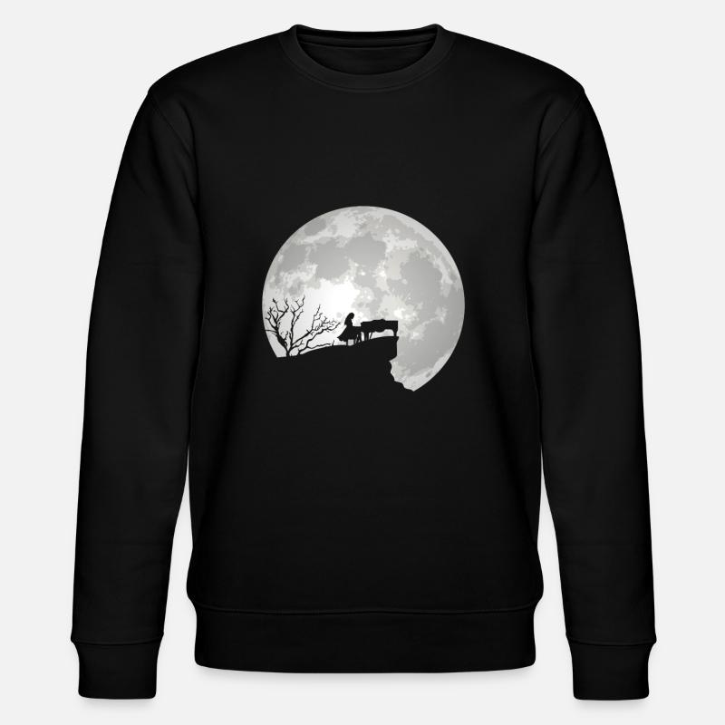 Piano piano - Sweat bio CHANGER Stanley/Stella Unisexe - noir