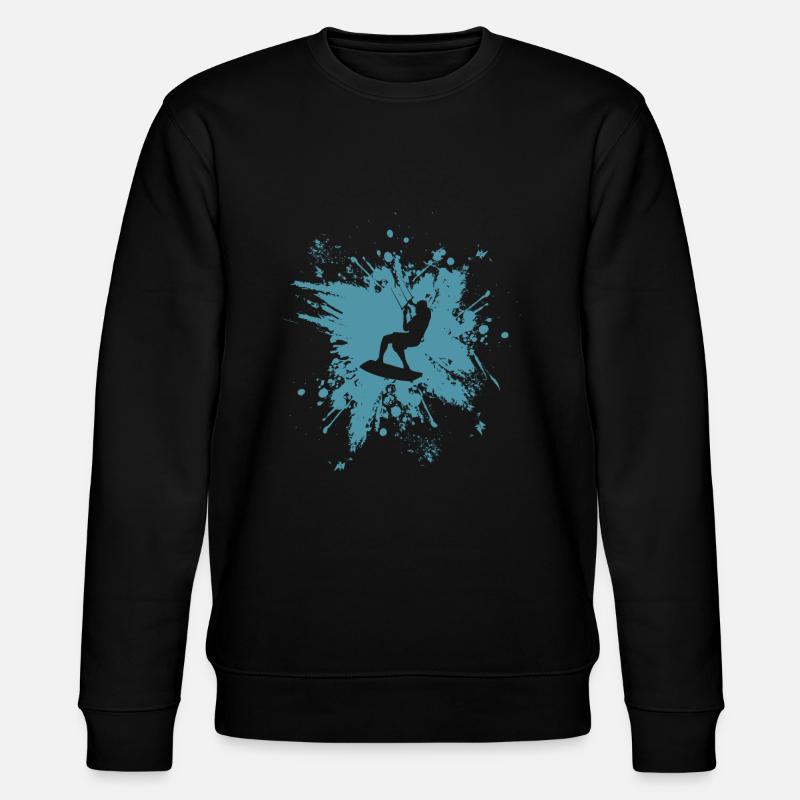 Kitesurf Kitesurf Kiten - Sweat bio CHANGER Stanley/Stella Unisexe - noir
