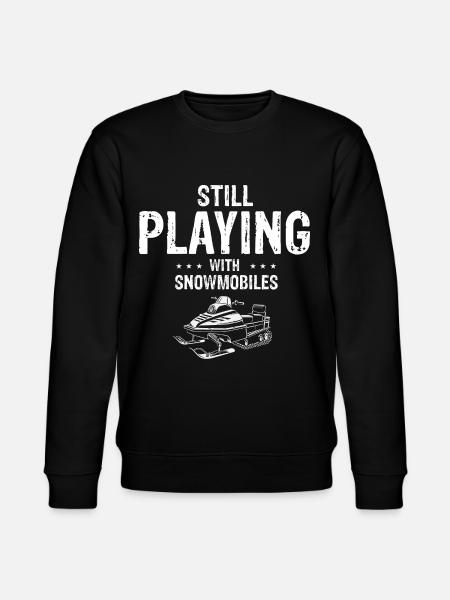 Snowmobiler and Skidoo Design - Stanley/Stella CHANGER Unisex Organic Sweatshirt - black