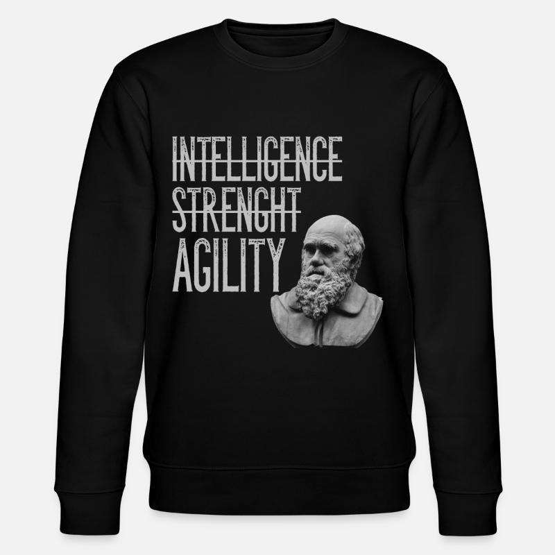 Charles Darwin Agilité Agilité Adaptable - Sweat bio CHANGER Stanley/Stella Unisexe - noir