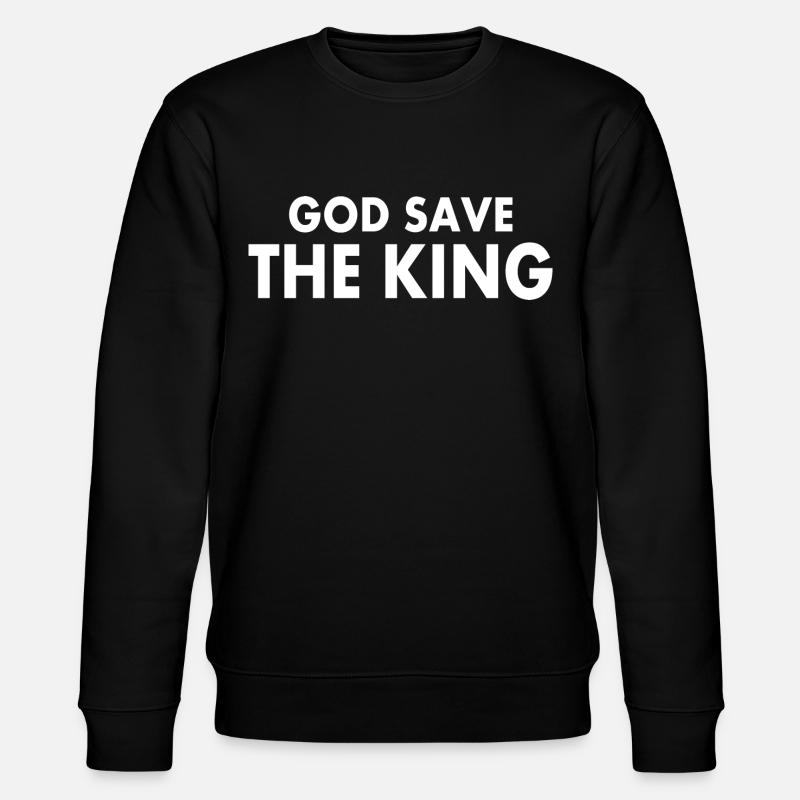 god save the king - Stanley/Stella Unisex Bio-Sweatshirt CHANGER - Schwarz