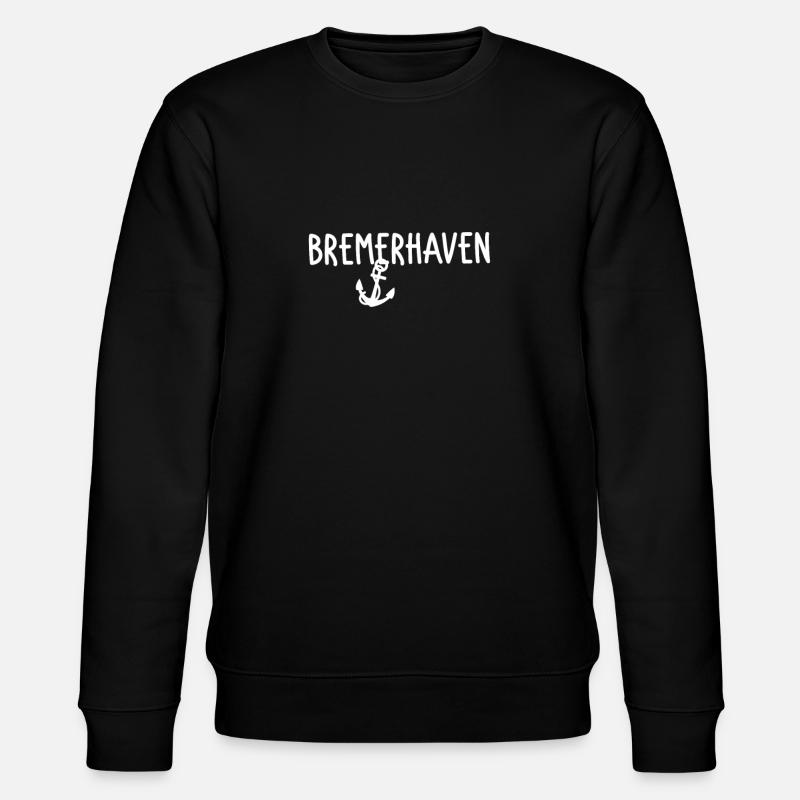 Bremerhaven - Stanley/Stella Unisex Bio-Sweatshirt CHANGER - Schwarz